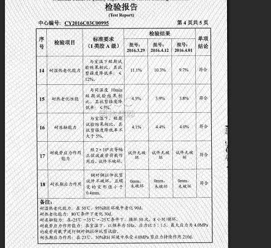 南京曼卡特碳纖維膠的抗?jié)駸崂匣J(rèn)證