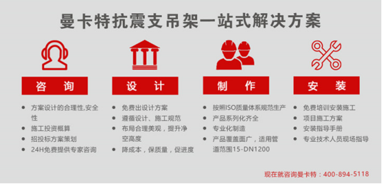 買抗震支架，曼卡特一站式為您解決所有難題~