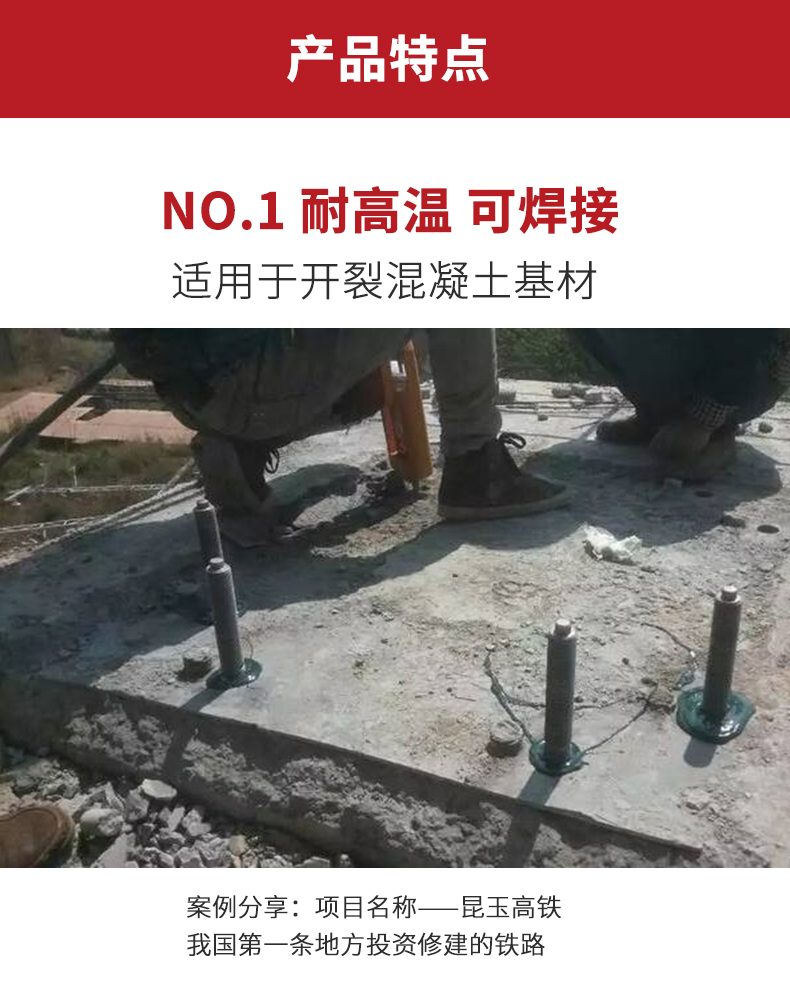 南京曼卡特電氣化鐵路接觸網(wǎng)用力矩控制式膠粘型錨栓 (2)